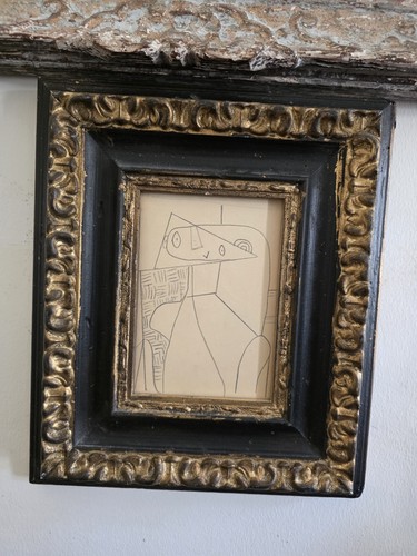 Dessin crayon cubiste - dessin,