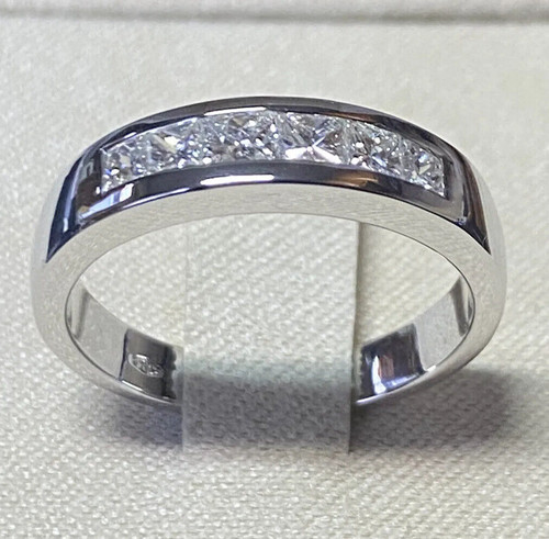 Bague alliance blanc 18kt - or,