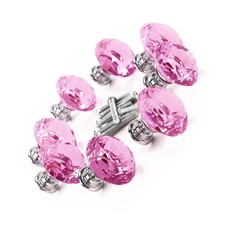  30 Mm Poignée De Placard Boutons Porte Cuisine En Verre D'armoires Uniques