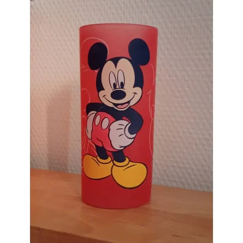 Verre coloré mickey - verre,