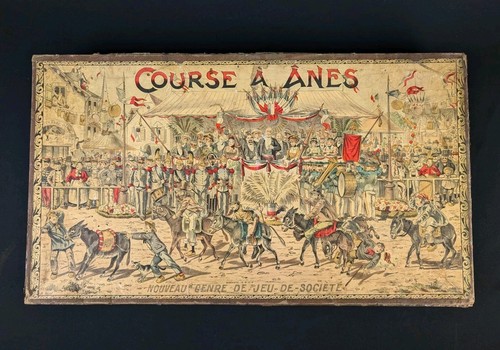 Ancien jeu saussine course - ancien, a