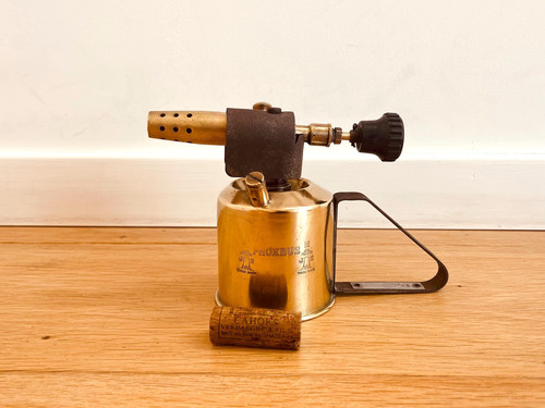 Ancien chalumeau cuivre - en,