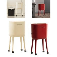 Poubelle à roulettes pour salon, cuisine, maison