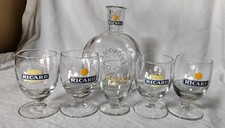 Lot Ricard 1 Carafe Soleil Et