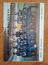 FOOTBALL PROGRAMME GIRONDINS BORDEAUX-NANCY ASNL FRANCE DIVISION 1 D1 11.04.1973