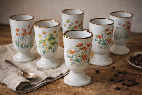 Lot mazagrans vintage en - 6,