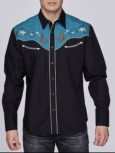 Chemise hommes western - hommes,