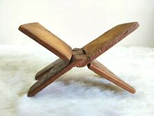 1940 Livre Saint Vintage Support Pliant En Bois Décoratif Collectibles W566
