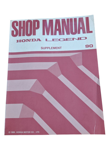 Honda legend supplément 1990 - honda,