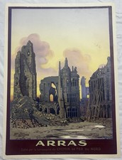 Rare Affiche originale Arras