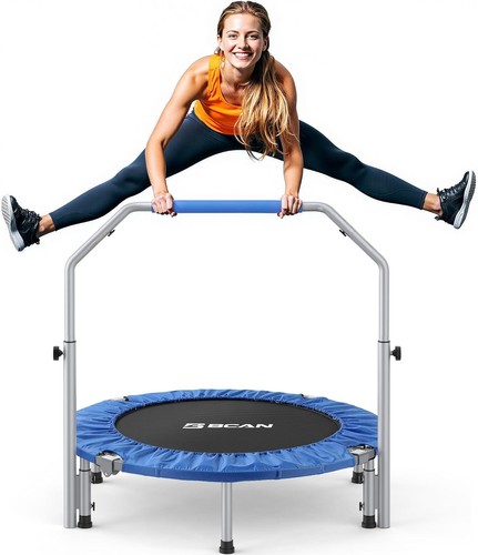 Foldable fitness trampoline - foldable,