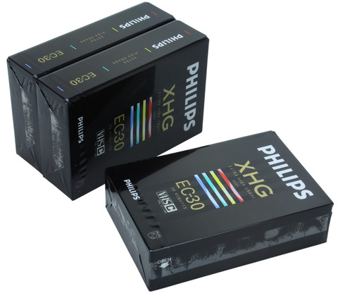 Lot cassette philips xhg - 3,