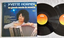 Double 33T YVETTE HORNER " Les Plus Grands Succès Du Musette Vol.3 "