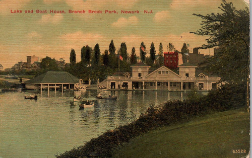Cpa usa lake and boat - usa,