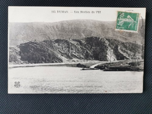 Cpa fumay les roches de - roches,