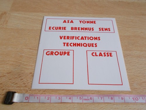 Autocollant asa yonne ecurie - asa,