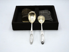 12 CUILLERES A OEUF EN ARGENT