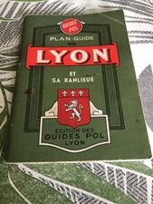 Plan Guide De Lyon Et Sa Banlieu Guides Pol  1967