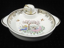 ?? ASSIETTE A BOUILLIE ENFANT CHAUFFANTE PORCELAINE DE LIMOGES LA BALANÇOIRE
