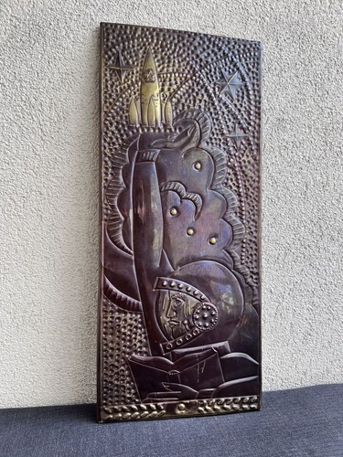 Bas relief cosmonaute - relief,