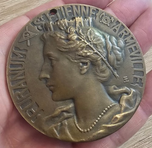 Médaille art déco - en, bronze