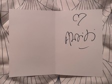 Carte Dedicacee Jean Pierre Foucault Autograph Dedicace