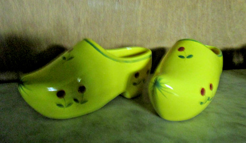 Paire sabots céramique - , jaune