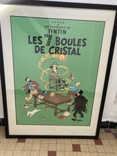Affiche Tintin Les 7 Boules De