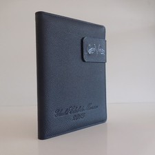 N2117 Agenda Yacht Club Monaco 2015 vintage nautisme Monte Carlo bleu cuir