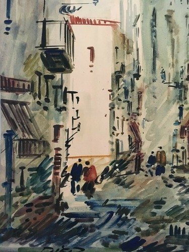 Ancienne aquarelle