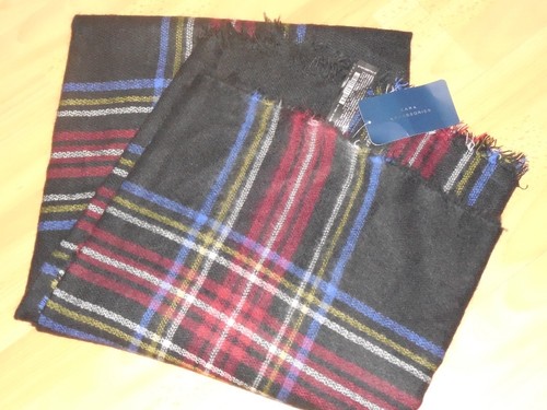 Zara echarpe carreaux tartan - echarpe,