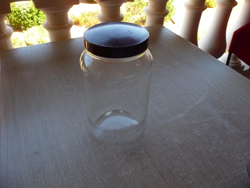 Pot verre bakelite hauteur - pot,