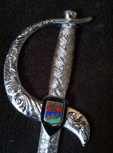 Coupe papier métal épée - papier,