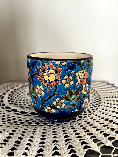 Cache pot emaux - cache,
