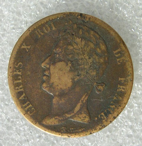 Charles centimes 1827 h - charles,