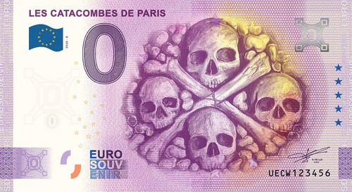 Billet souvenir 2026 - billet, france