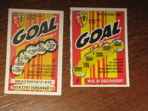 Ticket fdj goal lens foot - goal,