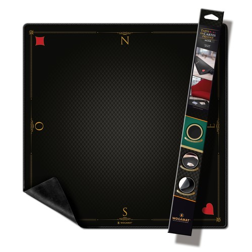 Tapis jeu cartes - de,