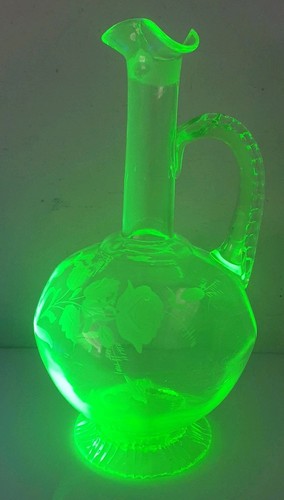 Carafe ouraline verre vert - ouraline,