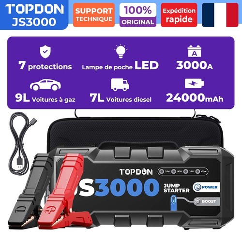 Topdon js3000 3000a 24000mah - topdon,