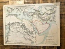 Carte Ancienne Colorée -