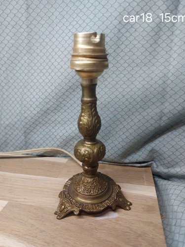Pied lampe laiton doré - lampe,
