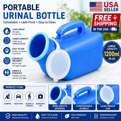 Male urinal bottle 1200ml - male,