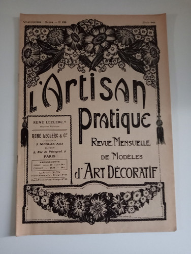 Revue artisan pratique art - revue,