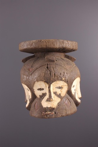 Tabouret fang african art - tabouret,