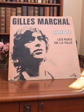 Vinyle 45 tours Gilles Marchal vintage non testé - Objet de collection rétro