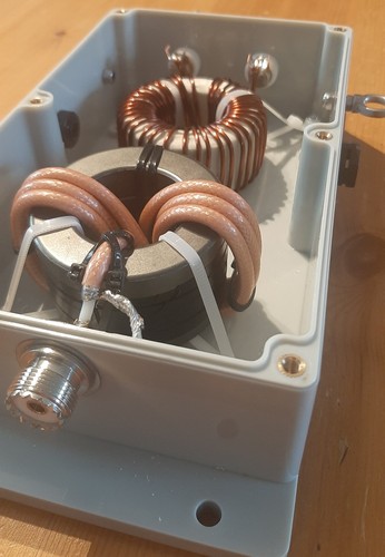 Unique combo balun - 4:1, +