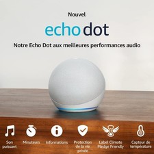 Echo Dot (Nouvelle génération) | Enceinte connectée  Avec Alexa | Blanc