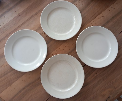 Assiettes plates anciennes - assiettes,