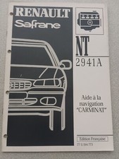 Revue Manuel Technique Renault Safrane Aide Navigation Gps Carminat 2eme Gen